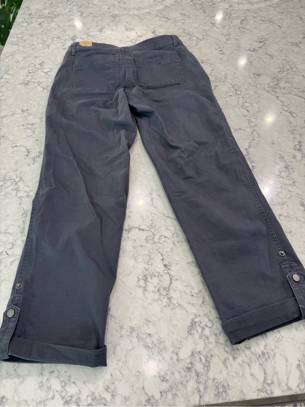 Democracy Women’s High Rise Cargo Pants - Slate Gray Size 10 NWT - Picture 3 of 9